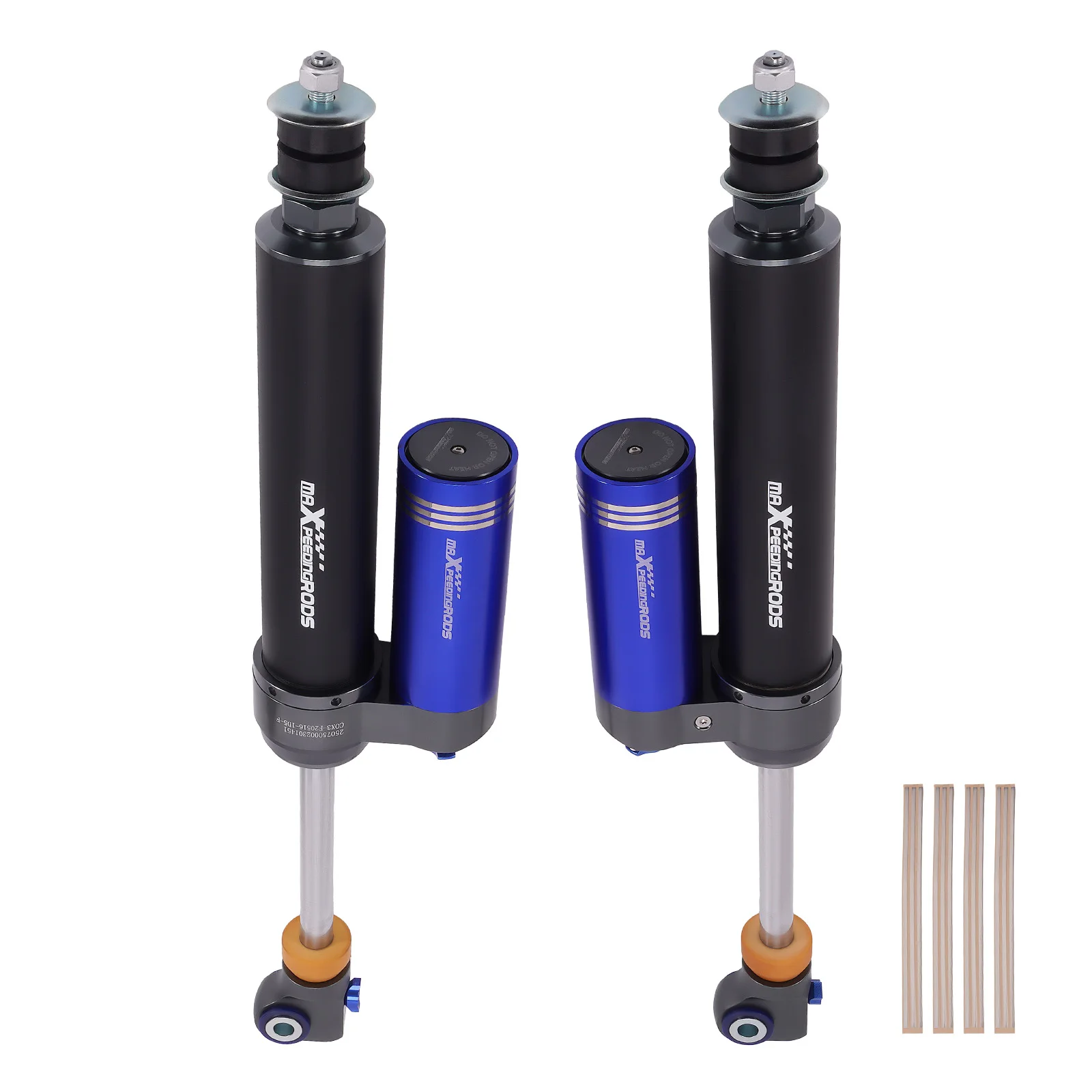 New for X3 Series 0-1.5 Inches Remote-Reservoir Front Off-Road Shocks for F450 F550 Super Duty 2005-2016 All Models