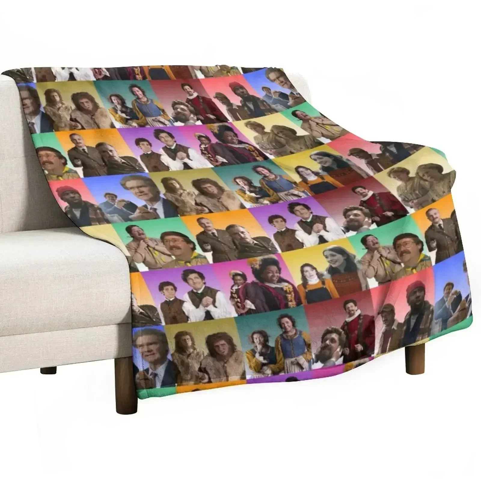 

BBC Ghosts Retro Portraits Throw Blanket Luxury Designer Kid'S Decorative Throw Single Blankets