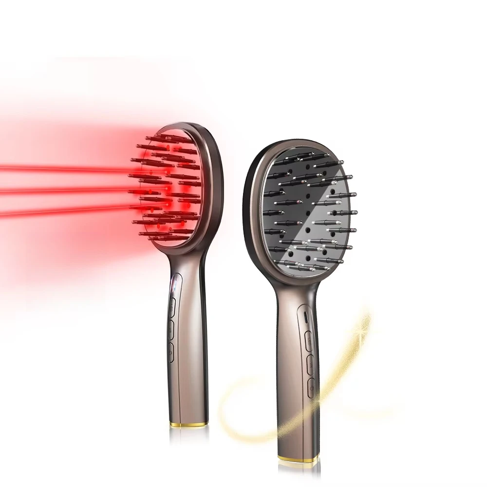 Hair Growth Therapy Comb Scalp Massage Brush Anti Hair Loss Treatment Electric Vibrating Hair Care Rechargeable Device