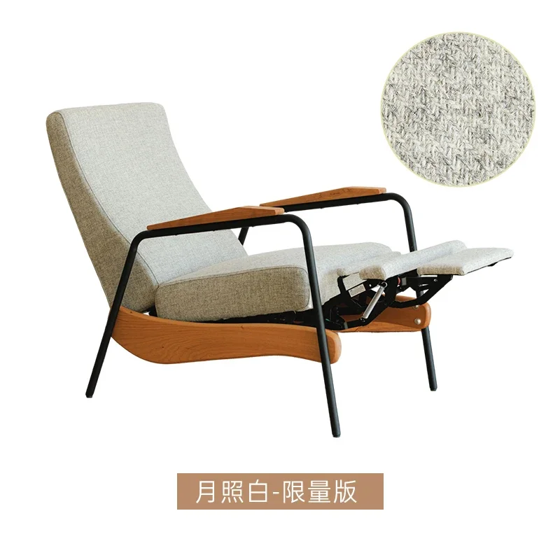 Chaise fonctionnelle, canapé simple multifonctionnel médiéval, chaise paresseuse de salon en tissu, chaise de loisirs inclinable