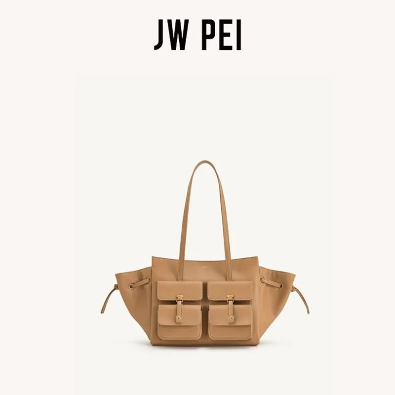 

JW Pei 2025 New Locomotive Jk Style Tote Bag Women Large Capacity Crossbody Purse for Commuters Underarm Shoulder Handbag