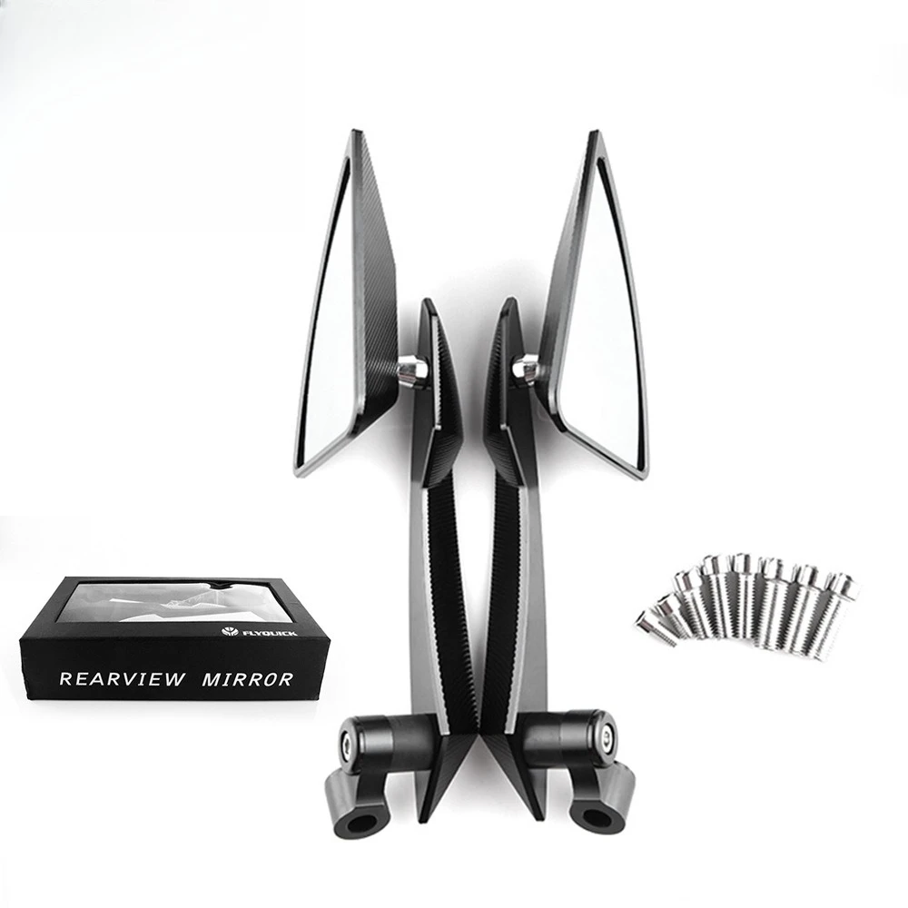 Universal Rearview Mirror for Electric and Motorcycles Classic Triangle Rear View Side Mirrors