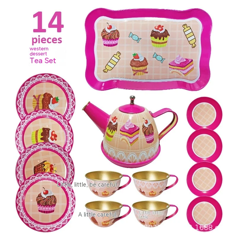 Maison de jeu et service à thé pour enfants, ustensiles de cuisine, ustensiles de cuisine, jouets éducatifs précoces, jeu pour bébé, britannique, fille, garçon