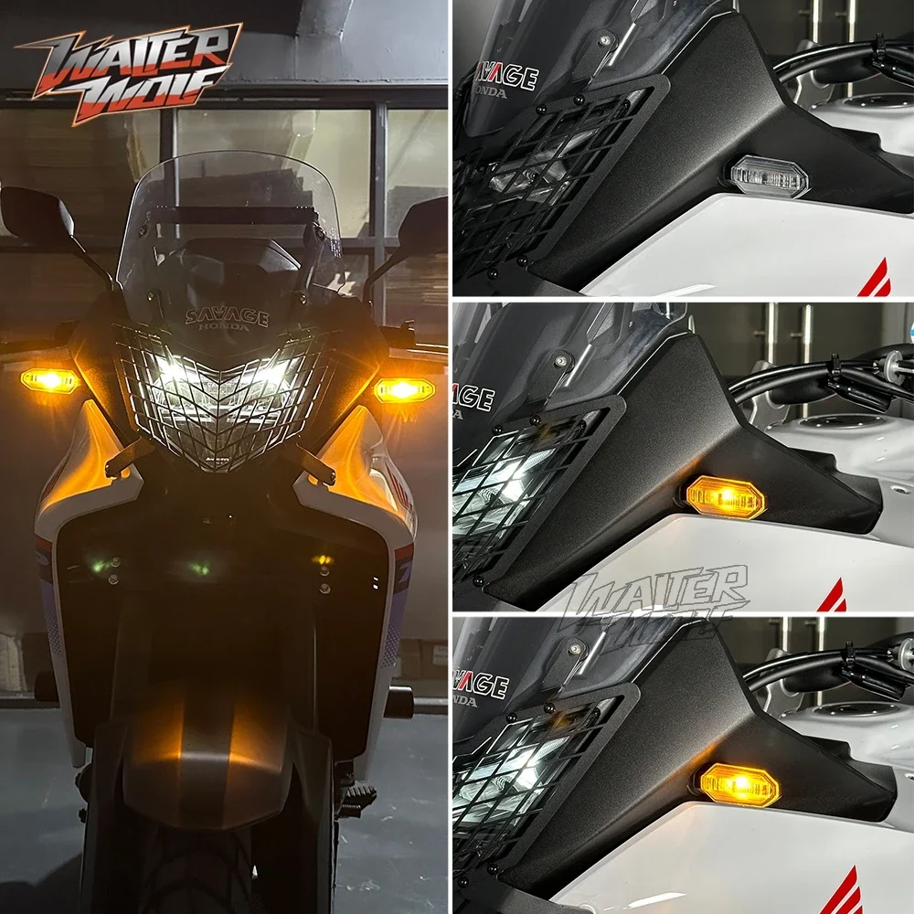 Front LED Indicator Turn Signals Daytime Running Light For Honda XL750 Transalp 750 CRF1100L Africa Twin 1100 NT1100 2020-2024