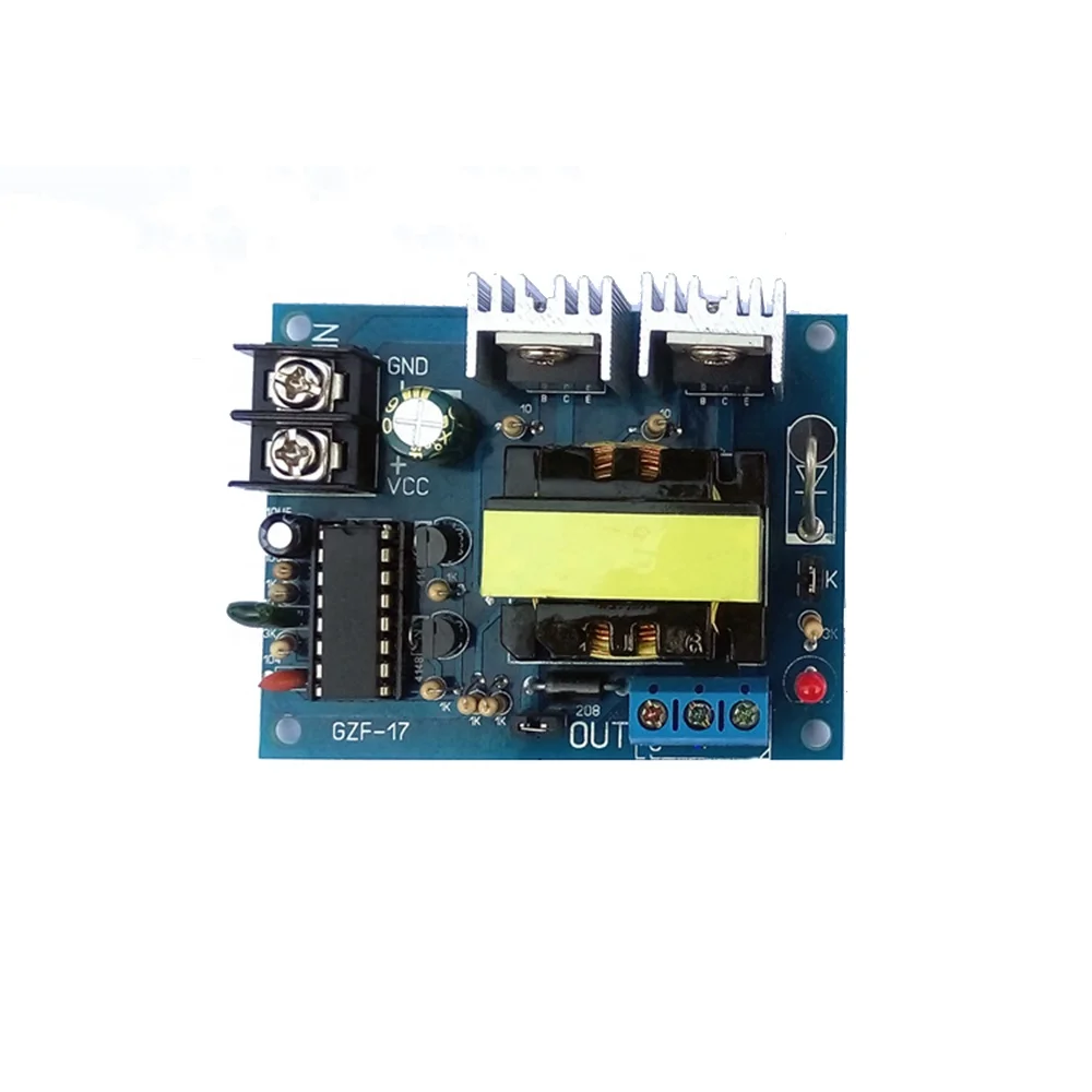 

12V/24V to AC 0-110-220V Circuit Board Micro Inverter 100W Square Wave DC to High Frequency AC Converter