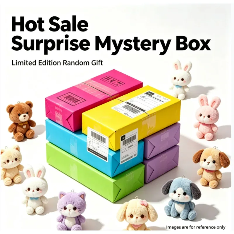 

Cute Plush Doll Surprise Blind Box Random Stuffed Animal Mystery Box Soft Plush Toy Birthday Christmas Gift For Children