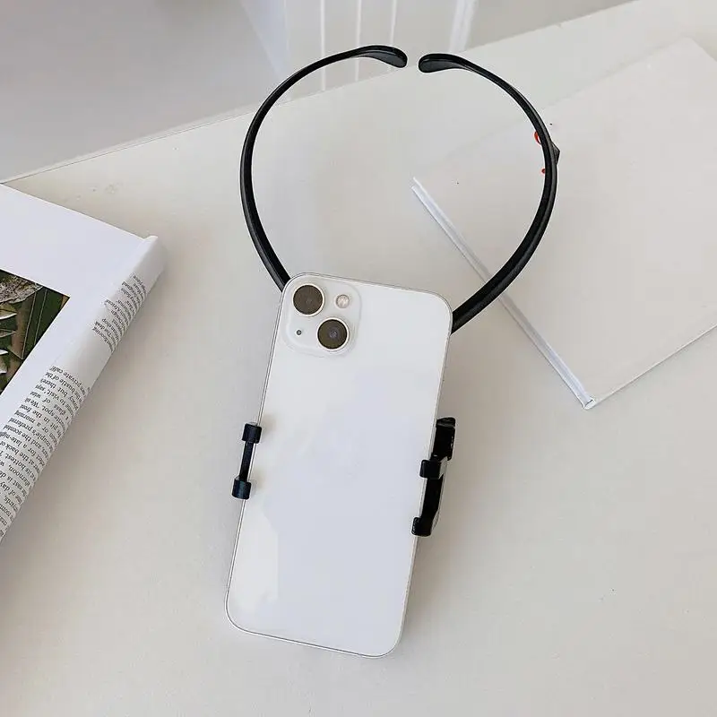 Крепление на шею телефона Стабильная подставка для мобильного телефона на шею Портативный шейный держатель для мобильного телефона Гибкий держатель для телефона на шею для кровати