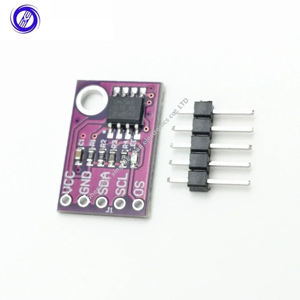 10PCS/LOT LM75 LM75A temperature sensor high speed I2C interface high precision development board module