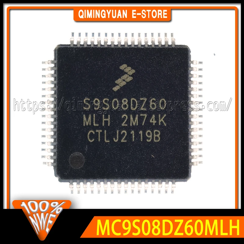 1~20pcs/lot New Original S9S08DZ60F2MLH S9S08DZ60 S9S08DZ60MLH MC9S08DZ60MLH MC9S08DZ60 LQFP64 Microcontrollers In Stock