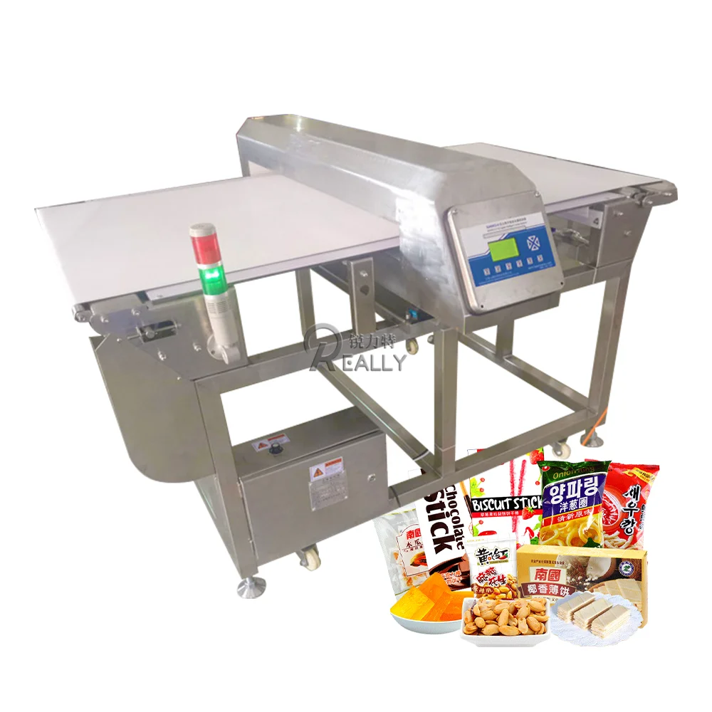 Dairy Products Metal Detectors With Conveyor Belts Metales Detector Machine For Meat And Chemical Industry