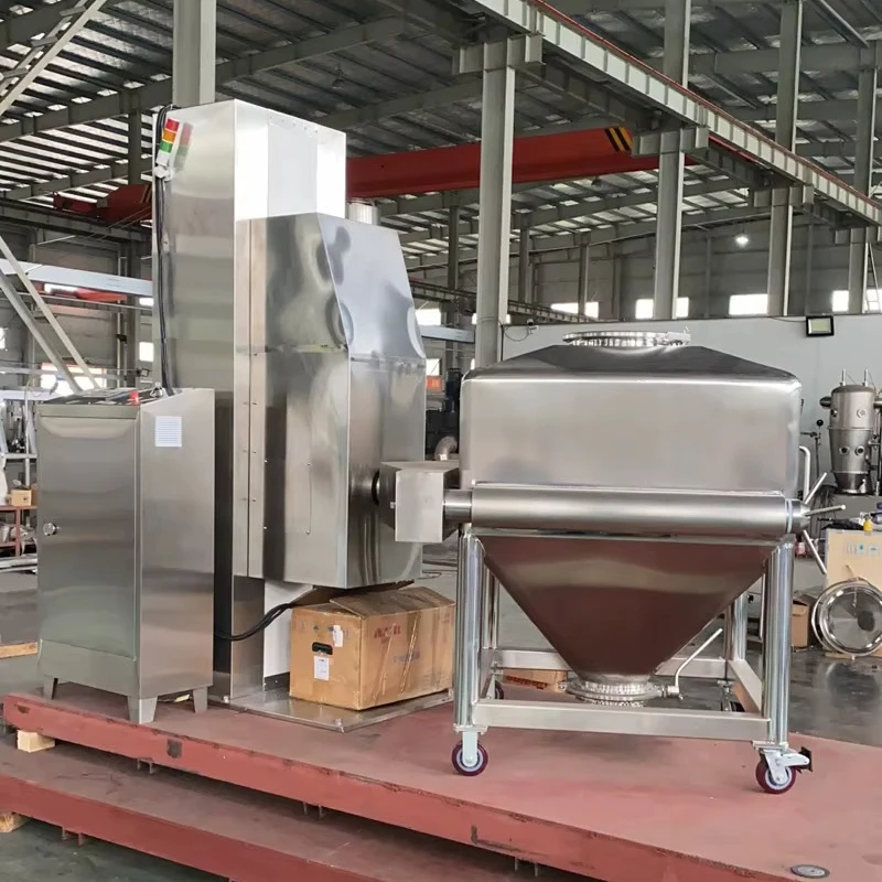 Square Cone IBC Blender Automatic Lifting Removable and Replaceable Hopper for Square Cone Granule Powder Mixing Machine