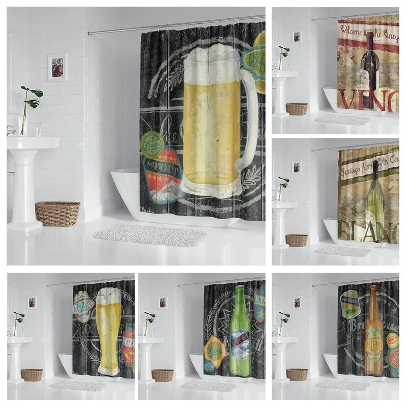 House hold waterproof fabric household shower curtain accessories shower curtain 240 * 200 home marine style shower curtain