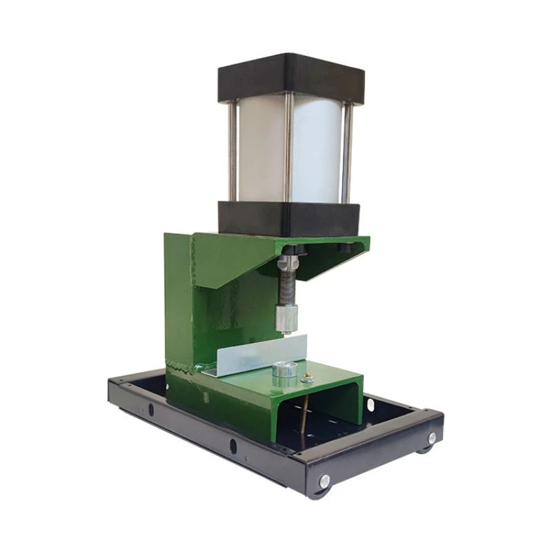 PVC tarpaulin transparent curtain buttonhole machine canvas cotton door curtain pneumatic buckle machine breeding knife