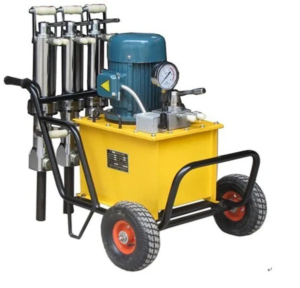 YG Diesel Driven Hydraulic Rock Splitter With 800T Force For Concrete & Stone Pile Breaking 1 Year Warranty