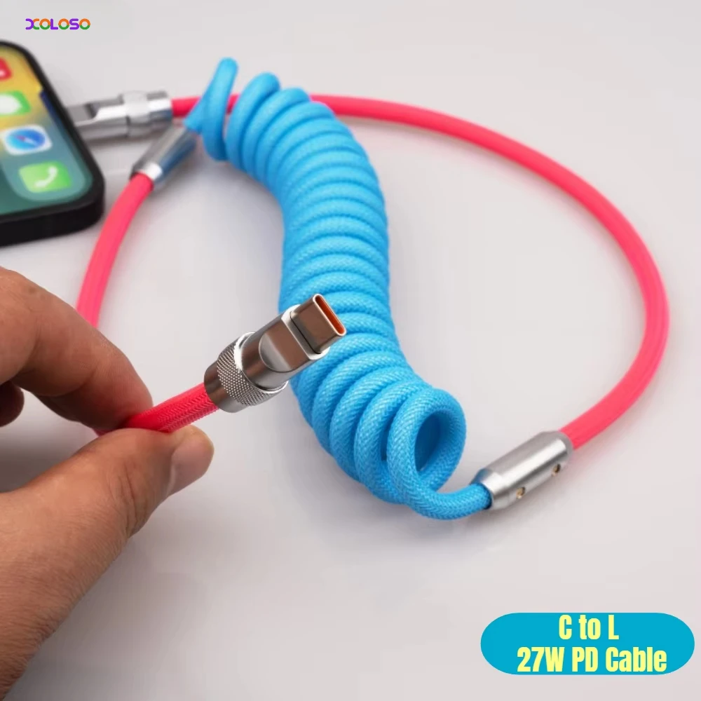 

Кабель PD 27 Вт USB C для iPhone 7 8 11 12 13 14 Pro Max 3A Кабель для быстрой зарядки и зарядки для iPhone 6 7 8Plus Шнур для передачи данных