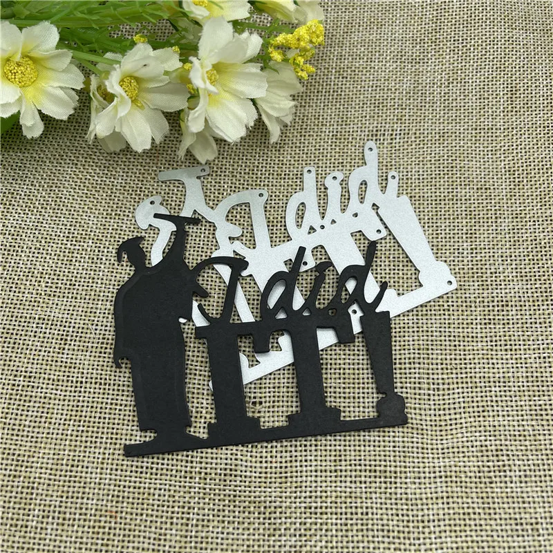 Graduation background Metal Cutting Dies Stencils For DIY Scrapbooking Decorative Embossing Handcraft Die Cutting Template