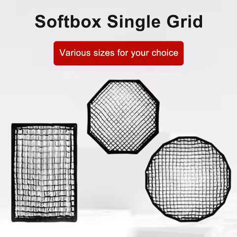 Honeycomb Grid For Octagon Square Rectangle Hexadecagon Deep Softbox 30* 40 50*70 55 60 65 80 22*90 95 80*120 140 35*160cm
