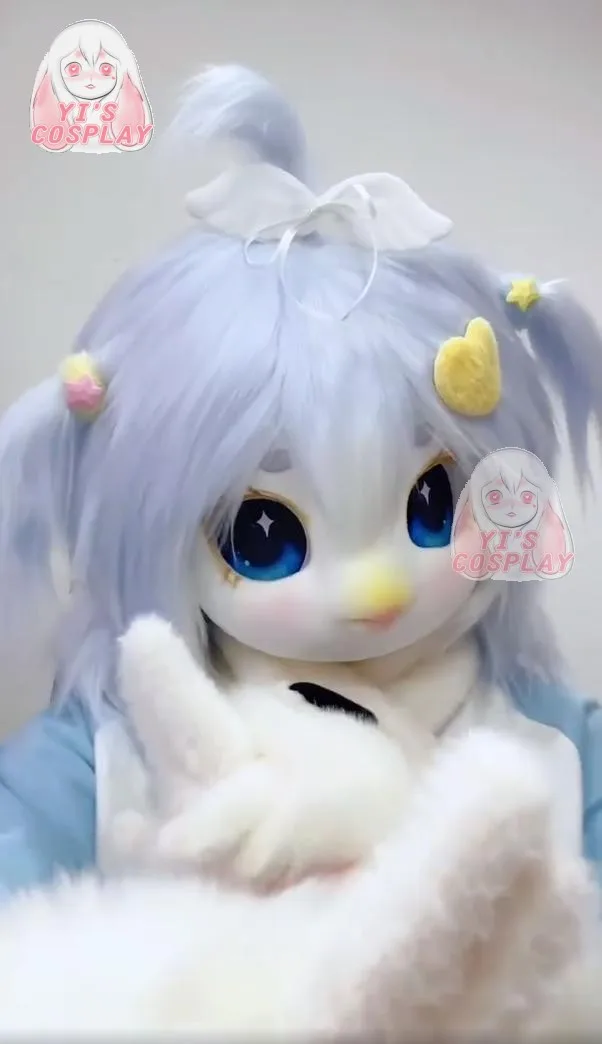 Furry Head Cosplay Kigurumi Fursuit Handmade Customized Fursuit Furry Custom Role Play Kigurumi Head Headsets Beast