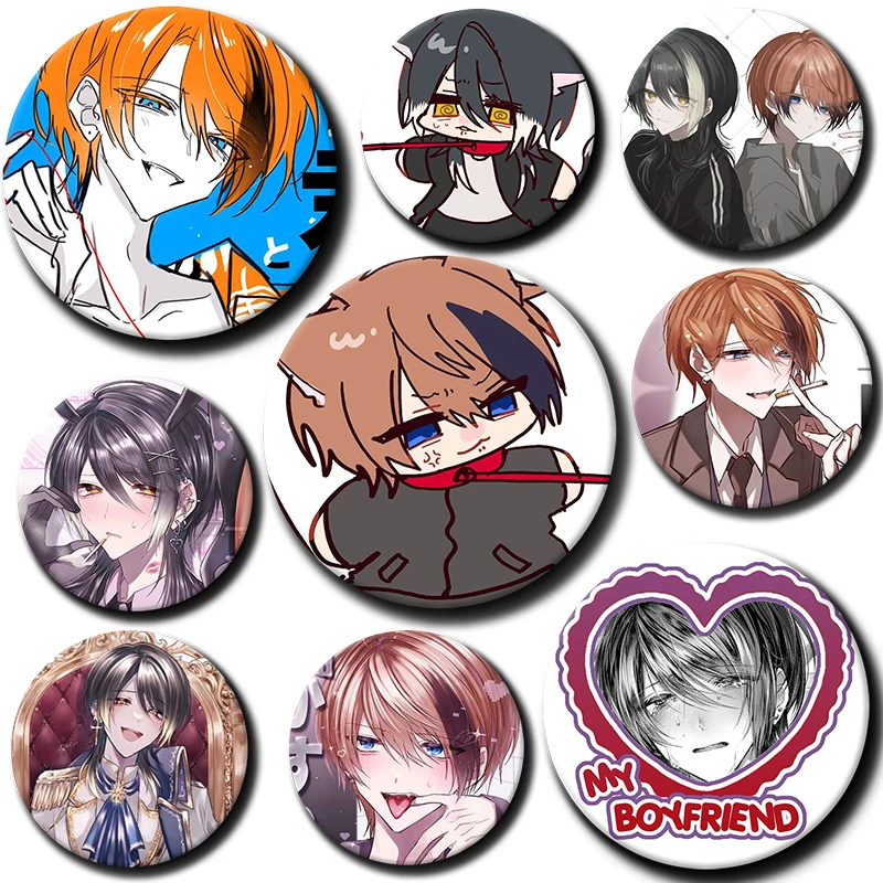 1PC Handmade Brooch For Clothes HOT Anime Kasurich Anime Button Pin Cartoon Badge Backpack Decoration Jewelry Accessories
