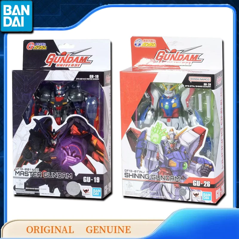 Bandai Original Genuine GF13-001 NH2 MASTER GU-19 GF13-017NJ SHINING GUNDAM GU-26 Anime Action Figures Toy Gift Model Ornaments