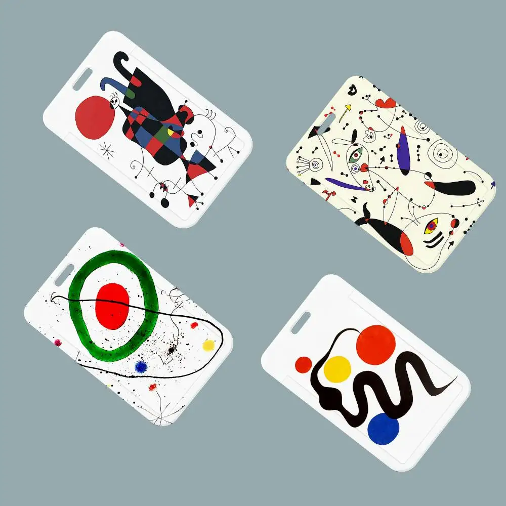 

Винтажный держатель для ID-карт и бейджей J-Joan M-Miro с ремешком на шею для бизнеса, выставок, школы