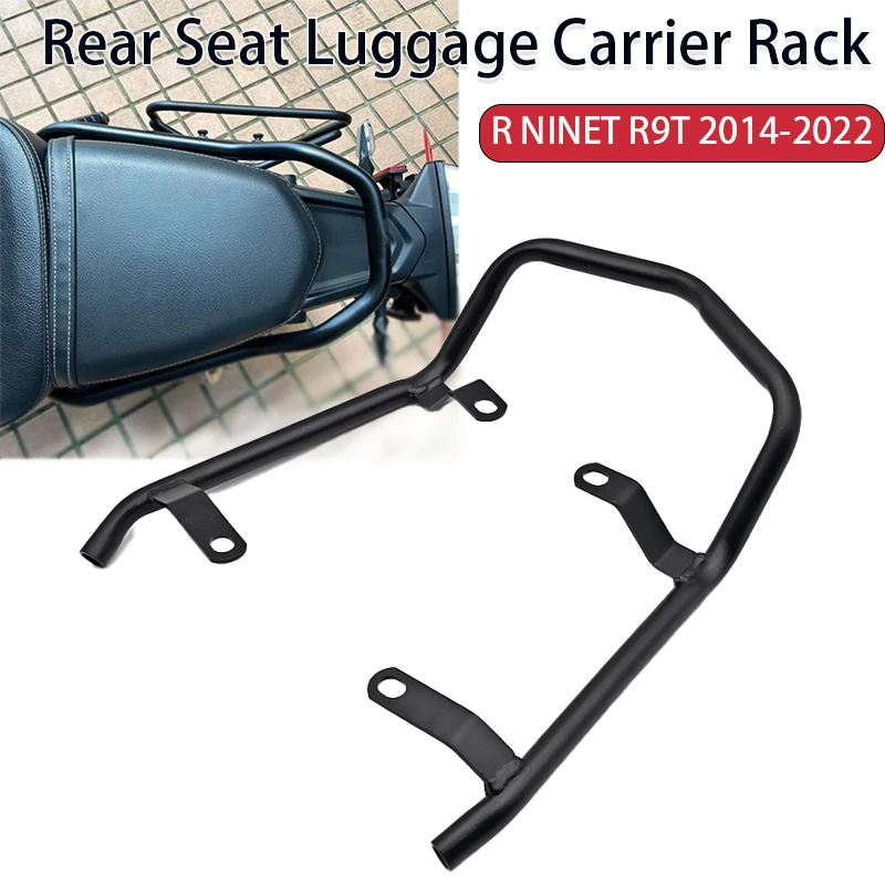 For BMW RNINET R NINET ninet Pure Racer Scrambler Motorcycle Rear Seat Luggage Carrier Rack With Handle Grip R nine T R9T R 9T