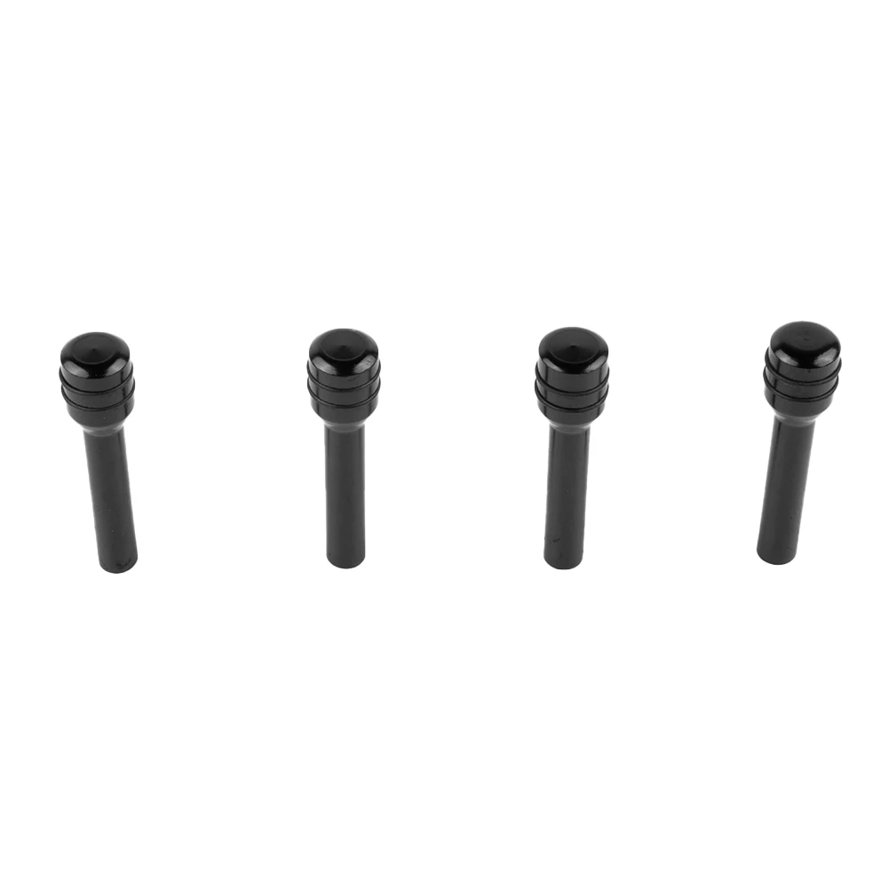 4x plata/rojo/negro puerta Interior de coche LKnob Pull Pins cubierta aleación de aluminio accesorios de automóvil para todos los coches/camiones