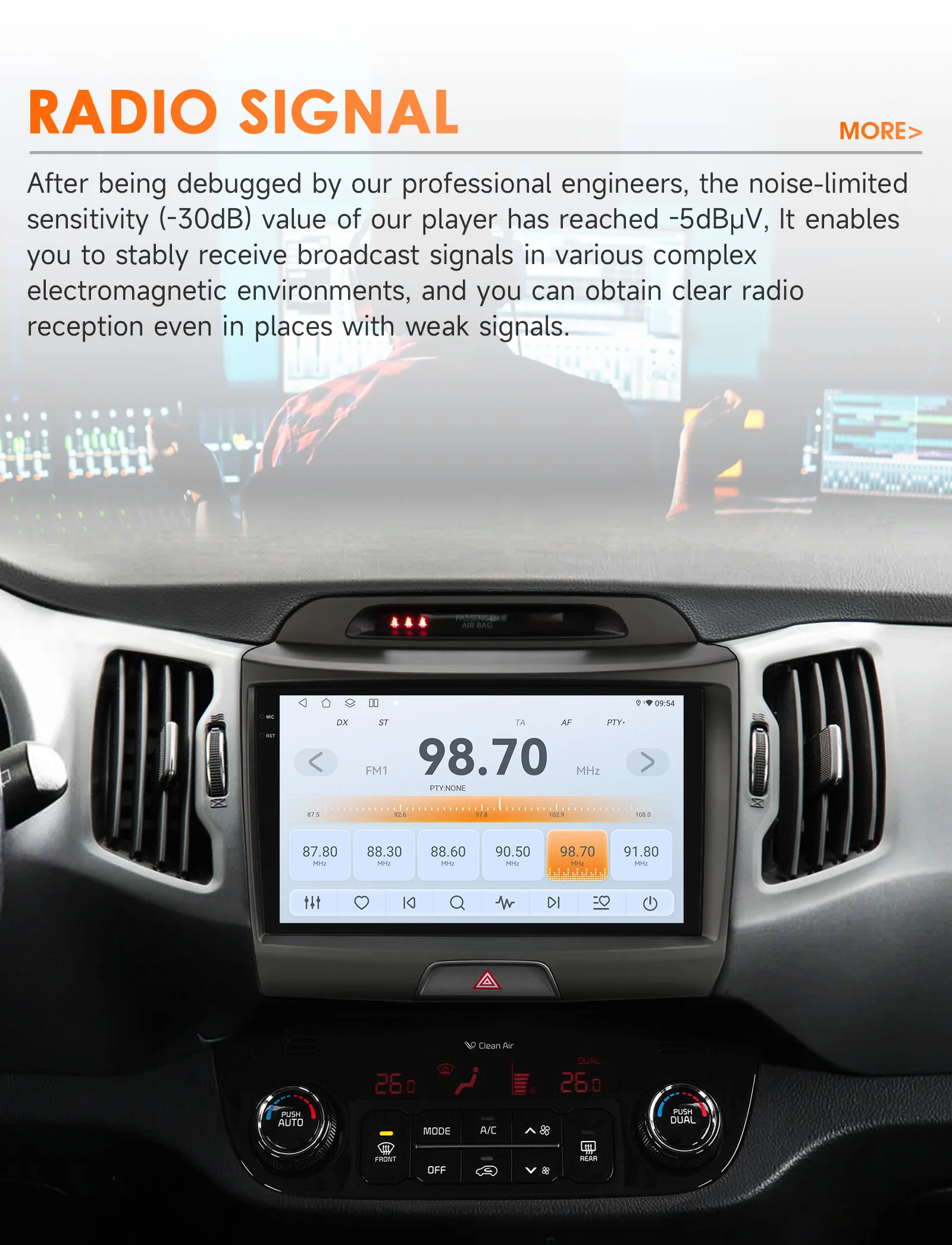Hizpo 2 Din Android Auto Radio Für KIA Sportage 3 2011-2016 Carplay 4G Auto Multimedia GPS Autoradio intelligente Systeme 8 Core – Detail 21