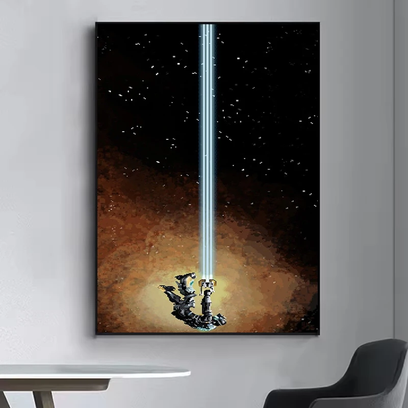 

D-Dead Space Classic Movie Poster Posters on the Wall Decorations Decorative Picture Coffee House Bar Decoration Room Art Mural