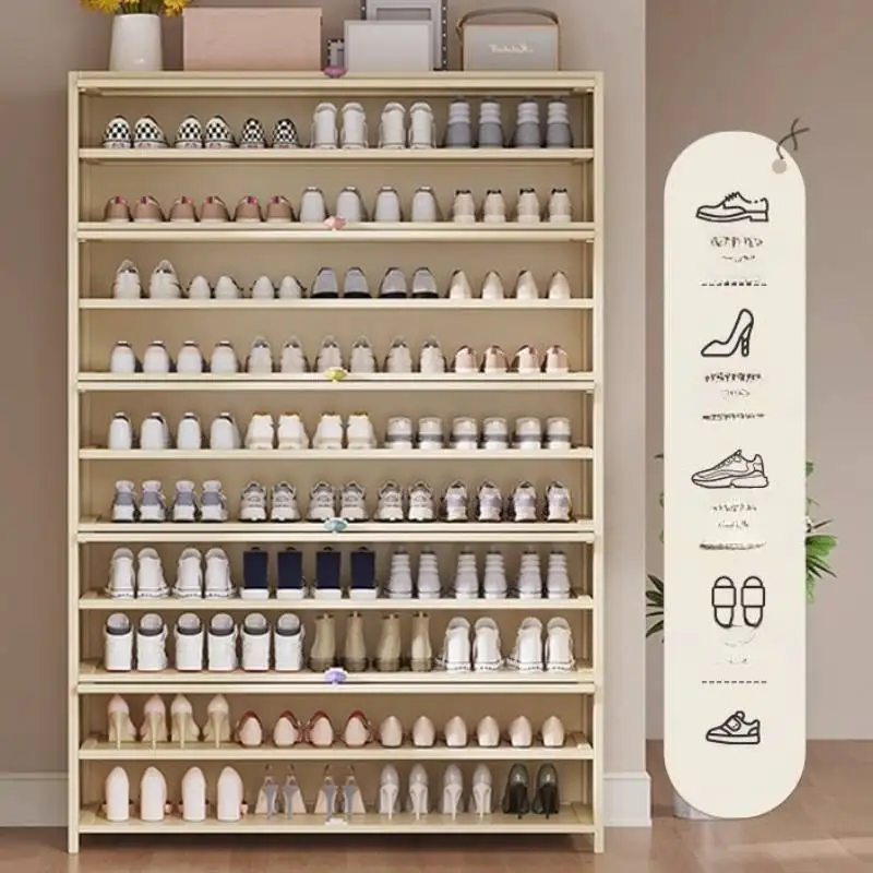 Wooden Luxury Shoe Rack Cabinet Bamboo Minimalist Entryway Shoe Rack Cabinet Organizers Storage Schuhregal Furniture For Home