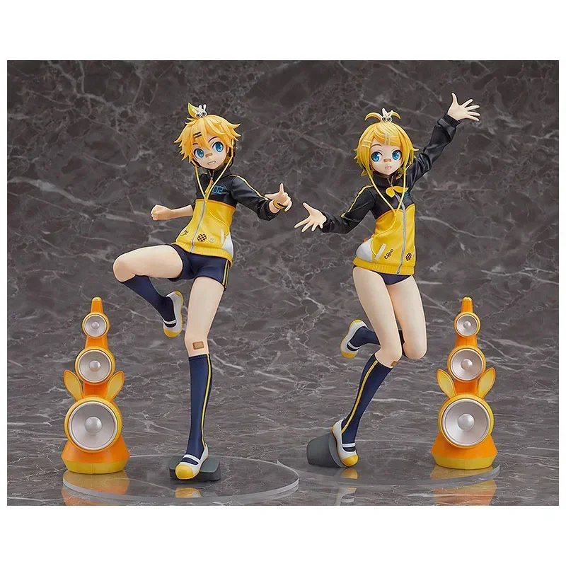 In Stock 100% Original Max Factory 1/7 Kagamine Rin Kagamine Len Miku Project DIVA F 2nd Stylish Energy R Ver. Action Model Toys