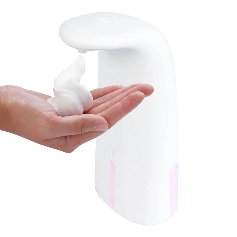 Dispensador automático de jabón espumoso de 250 ml: sin contacto, resistente al agua, seguro y saludable para limpiador de cocina y baño