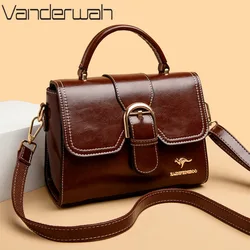 Luxury Handbag For Women High Quality Leather Purse Ladies Shoulder Crossbody Bag Female Fashion Satchels Solid Color Sac A Main