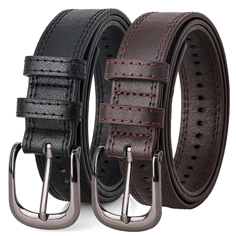 European and American new retro, artistic, men's and women's belts, Ins style Korean casual, multi-functional denim belt