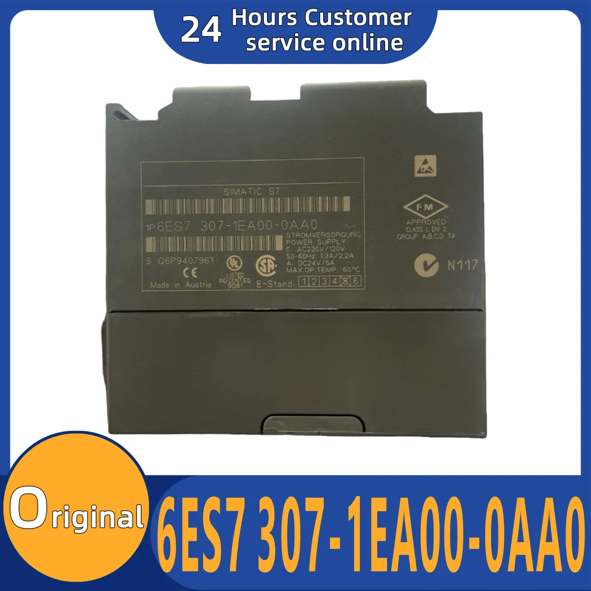

Новый оригинальный модуль 6ES7 307-1EA00-0AA0 6ES7 307-1EA01-0AA0 6ES7 307-1BA01-0AA0 6ES7 307-1BA00-0AA0