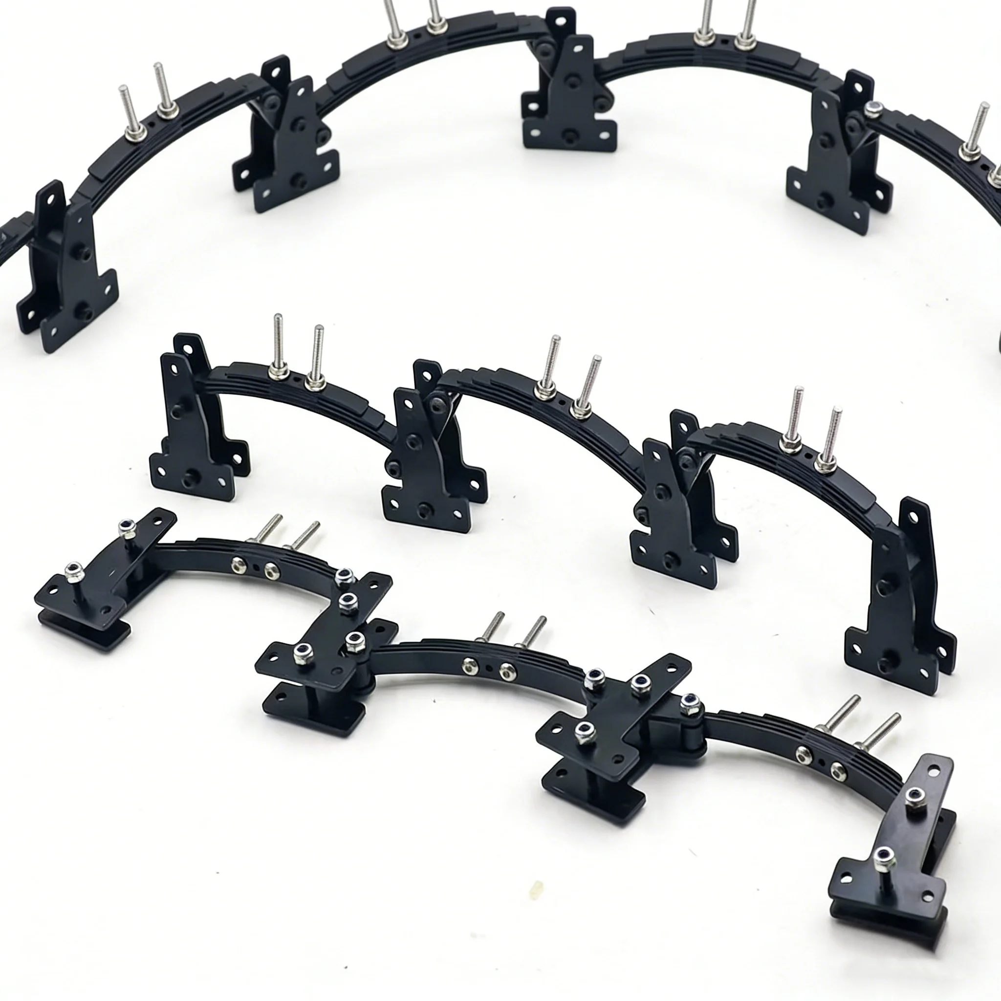

Металлический 3-осевой комплект подвески из стальных пластин для радиоуправляемых грузовиков Tamiya 1/14: SCANIA 770S, VOLVO 750, Mercedes-Benz ACTROS 3363, MAN, запчасти LESU