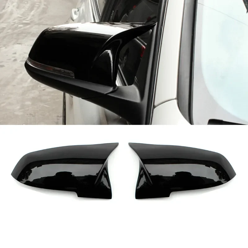 NEW-1 Pair Carbon Fiber Car Rear View Mirror Cover Cap For Bmw F20 F22 F30 F31 F32 F33 F36 F34 F35 Side Mirror Cover Trim 5116