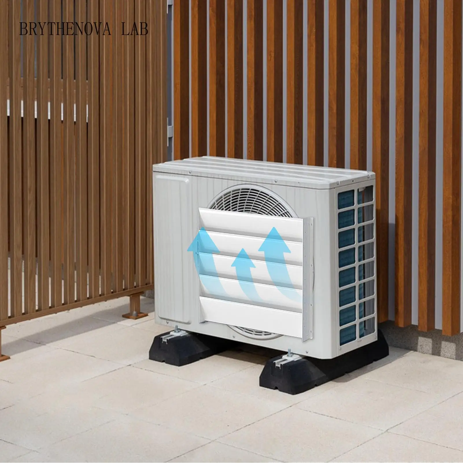 Air Conditioner Deflector Ac Outdoor Unit Air Outlet Baffle Guide Cover Deflector Panels for Window Ceiling Wall Home Vents Duct