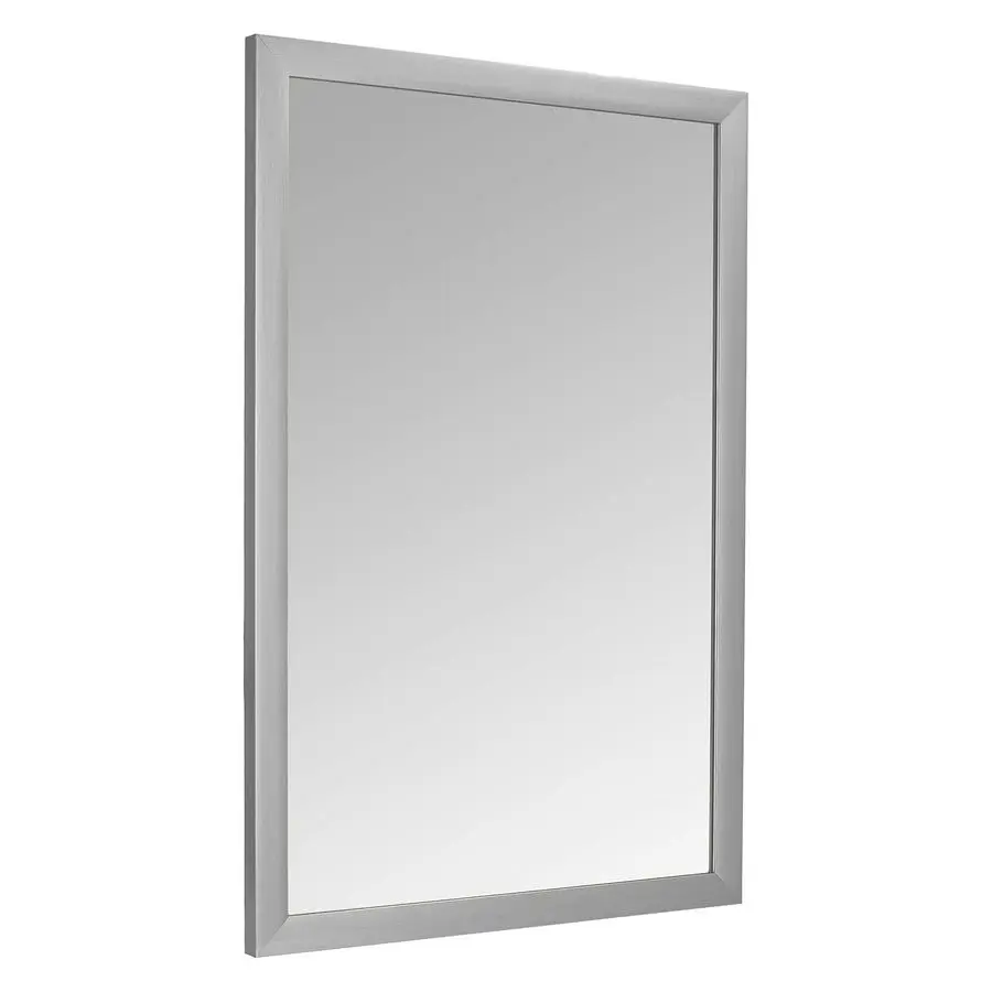 

Rectangular Wall Mount Mirror 24 x 36, Standard Trim, Nickel
