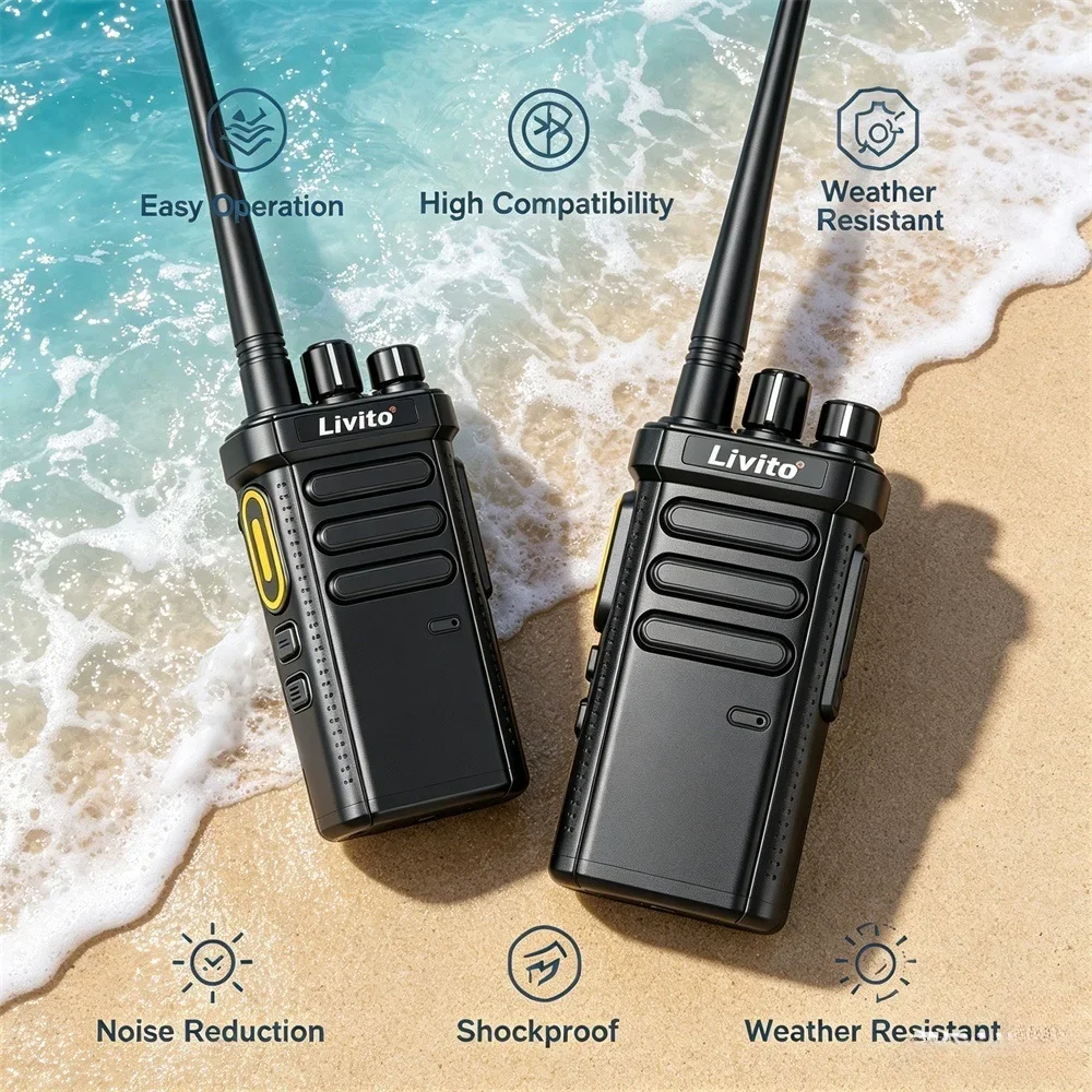 

Рации Motorola (2 шт.) с большим радиусом действия, USB-зарядкой, усиленные, портативные, для бизнеса и активного отдыха