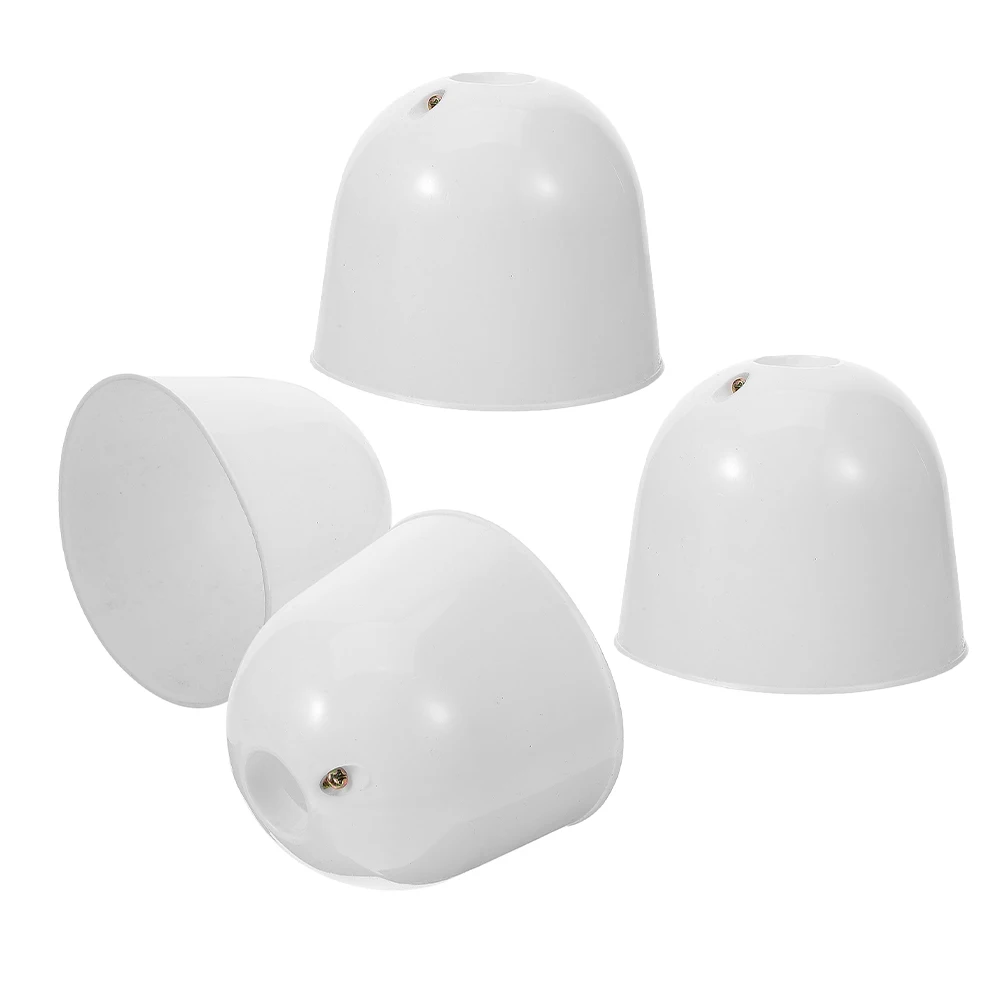 2 قطعة طقم مظلة سفلي للسقف البلاستيكي غطاء مقاوم للغبار لأجزاء الضوء المعلقة ملحقات المروحة مستلزمات مروحة السقف #5