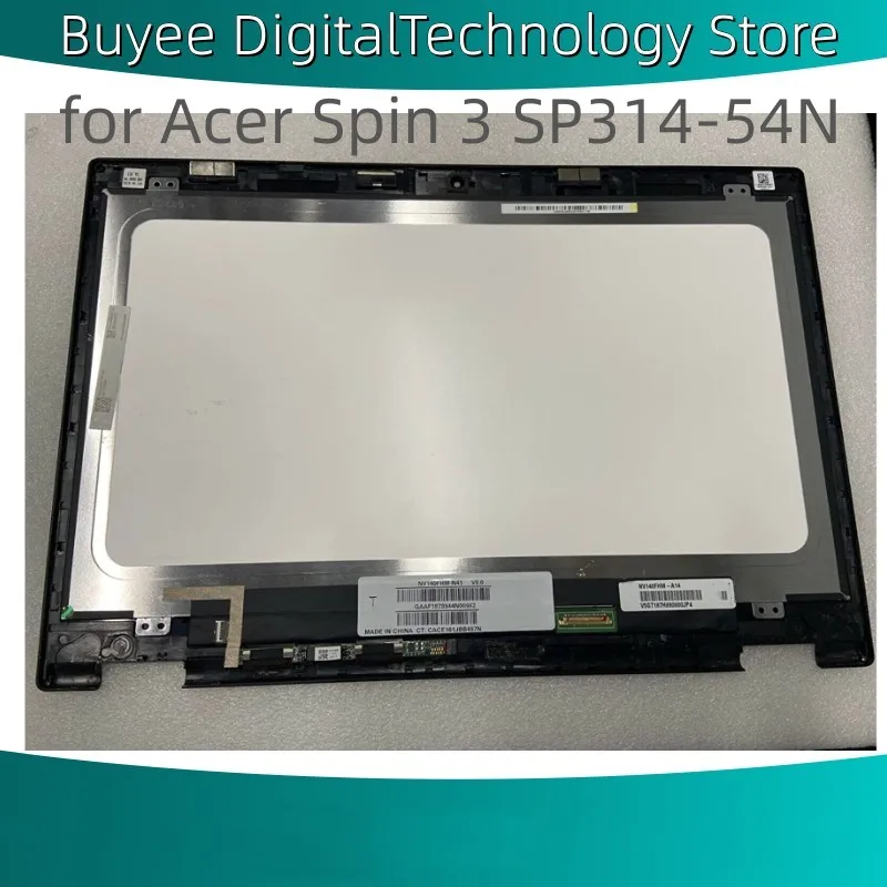 Original 14.0 Polegada para Acer Spin Sp31454n Montagem com Quadro Lcd Digitador da Tela de Toque com Moldura Fhd 1920×1080 Display