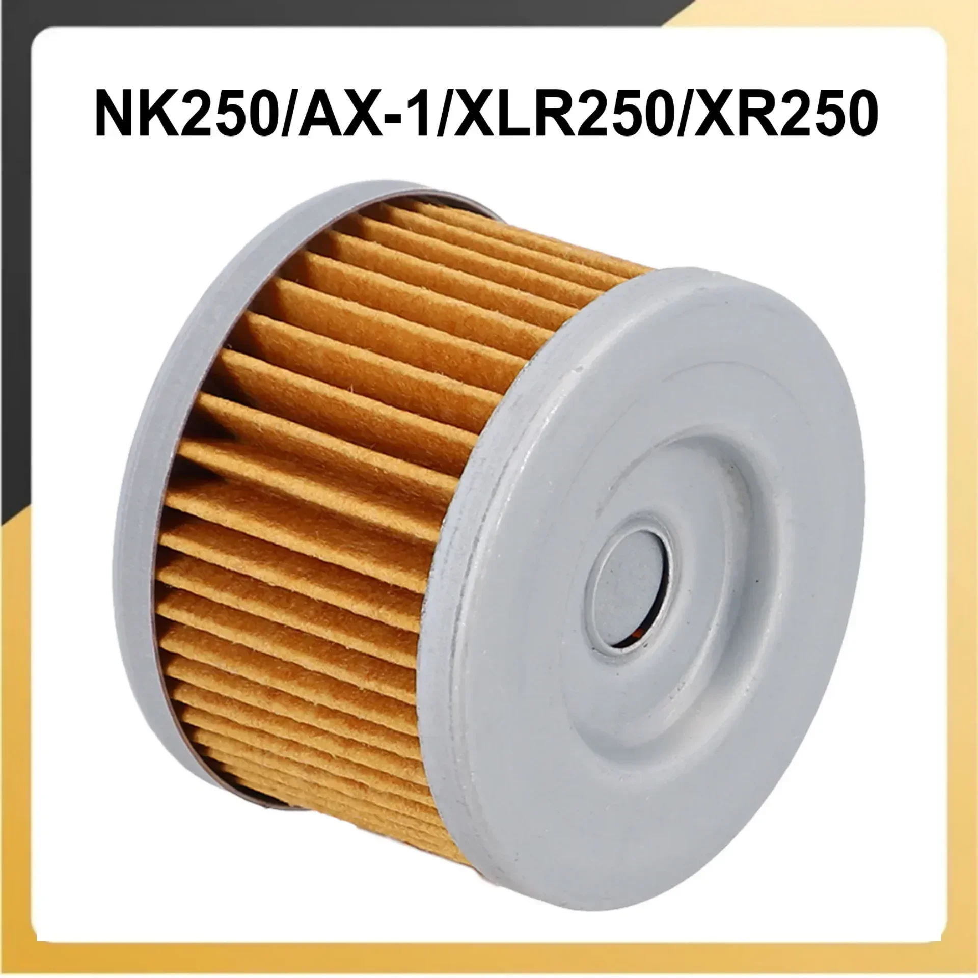 1x Oil Filter For Honda NK250 AX-1 XLR250 XR350R XR400 XR500R XR600R XR650R XR650L SL230 Motorcycle Accessories Part