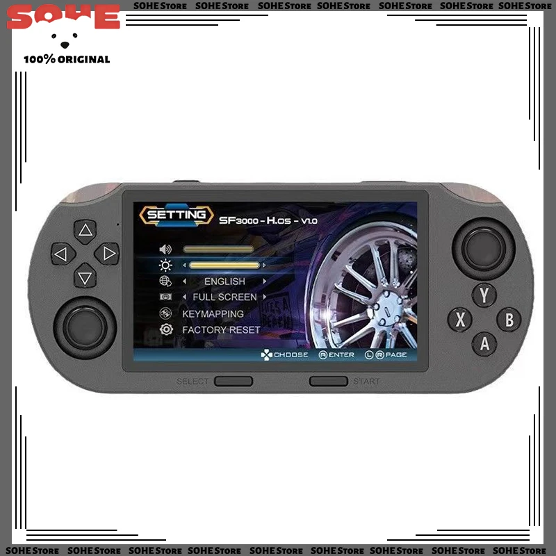 

Новая портативная игровая консоль SF3000 Classic Retro с 4,5-дюймовым большим экраном, ретро-аркадные игры, в комплекте 21 597 игр.