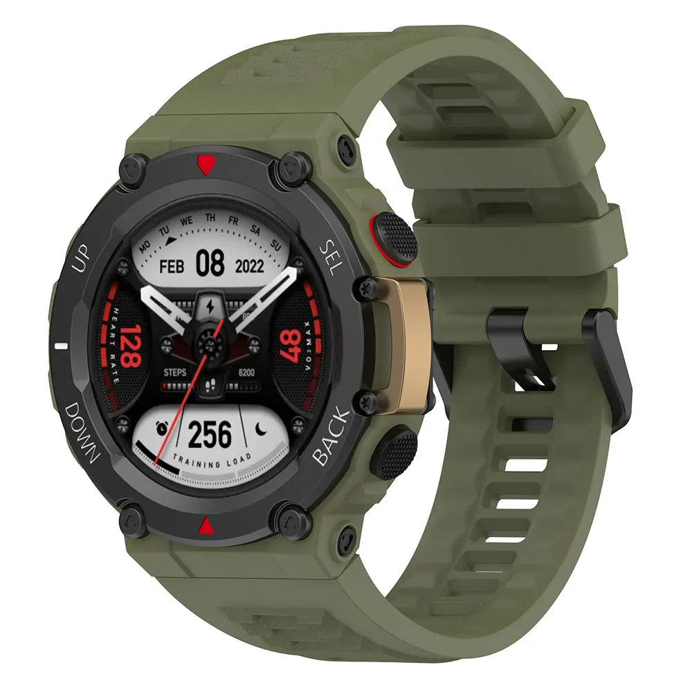 Correa de silicona para reloj inteligente, pulsera deportiva para Huami Amazfit t-rex 2, Xiaomi Amazfit T-Rex2