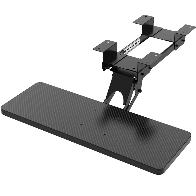 Rotatable Keyboard Rack Desktop Extension Slide Rail Stand Ergonomic Drawer Table Bottom Sliding Mouse Holder