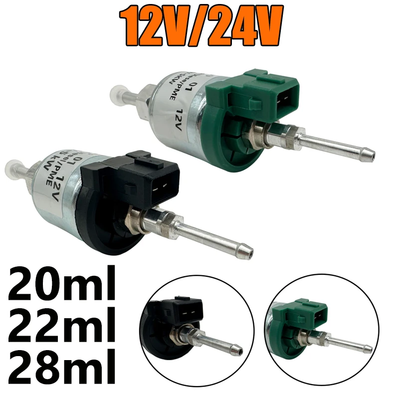 

12V/24V 1KW-5KW Electric Fuel Meter Pump Car Oil Fuel Pump For Eberspacher Airtronic Truck Air Parking Heater Parts 20/22/28ml