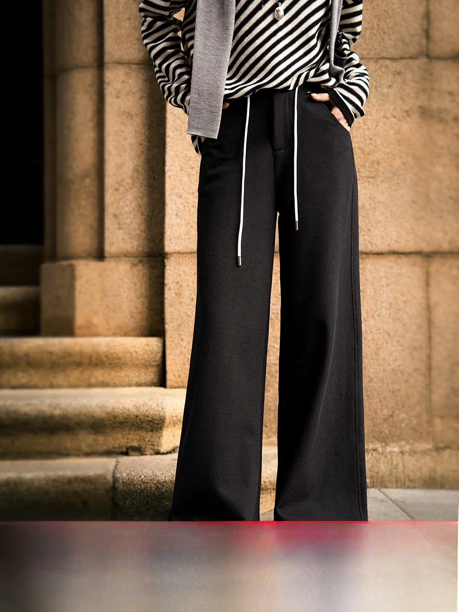 

Удобные брюки прямого кроя для повседневной носки, 4D-эластичность, 3D-пошив, мягкая хлопковая смесь, женские повседневные брюки