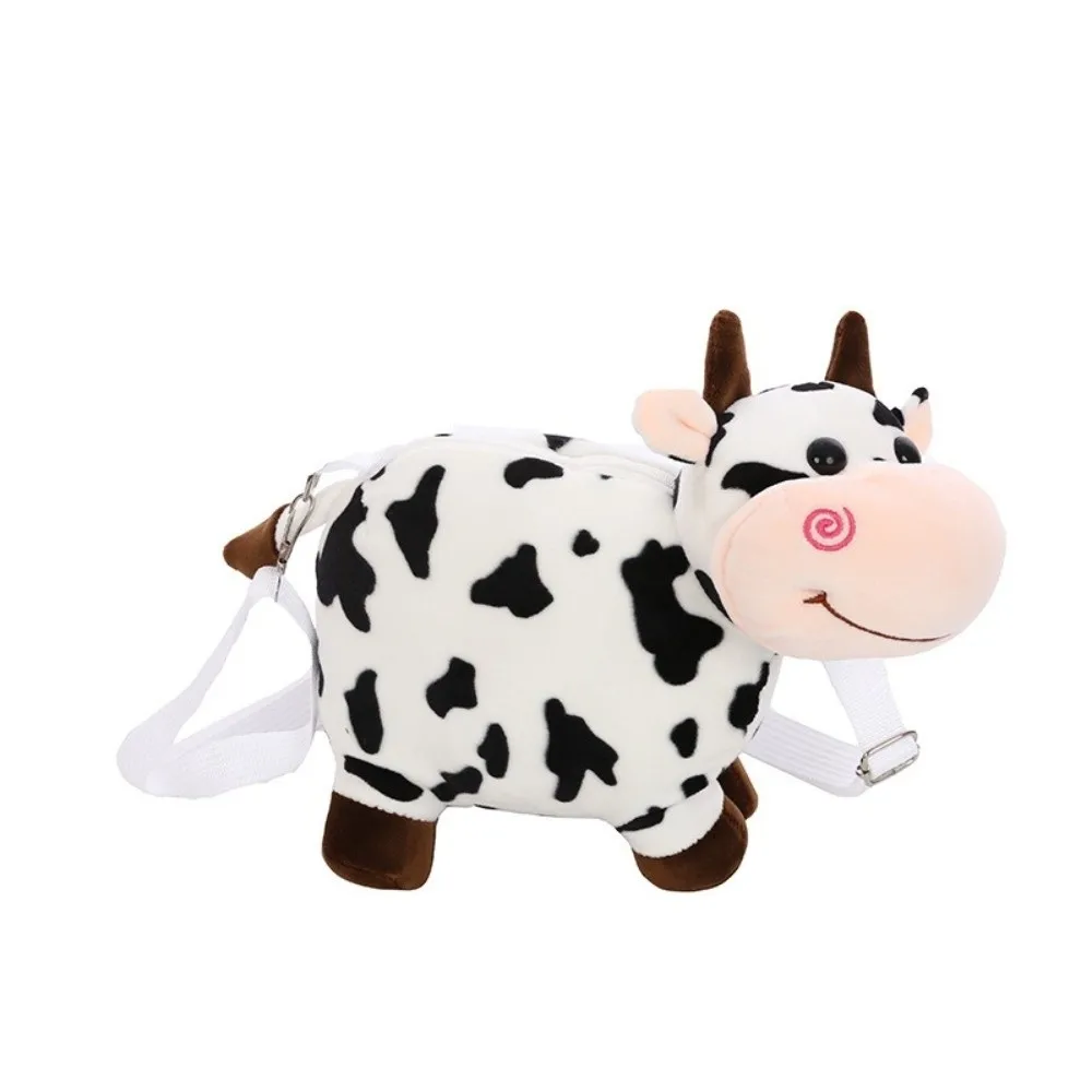 Trend Cute Cow Shoulder Bag Large Capacity Casual Crossbody Bag Versatile Student Bag Gifts