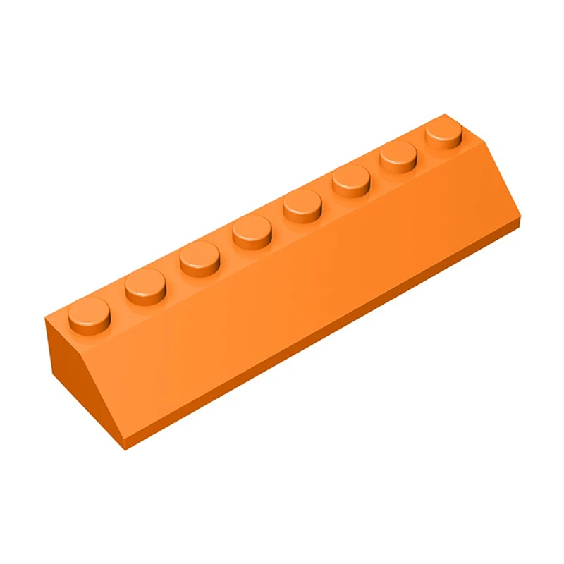 Gobricks 10Pcs Parts Brick Slope 2 x 8 DIY block brick part 4445 Compatible With Particles Children\'s Assembles Building Blocks